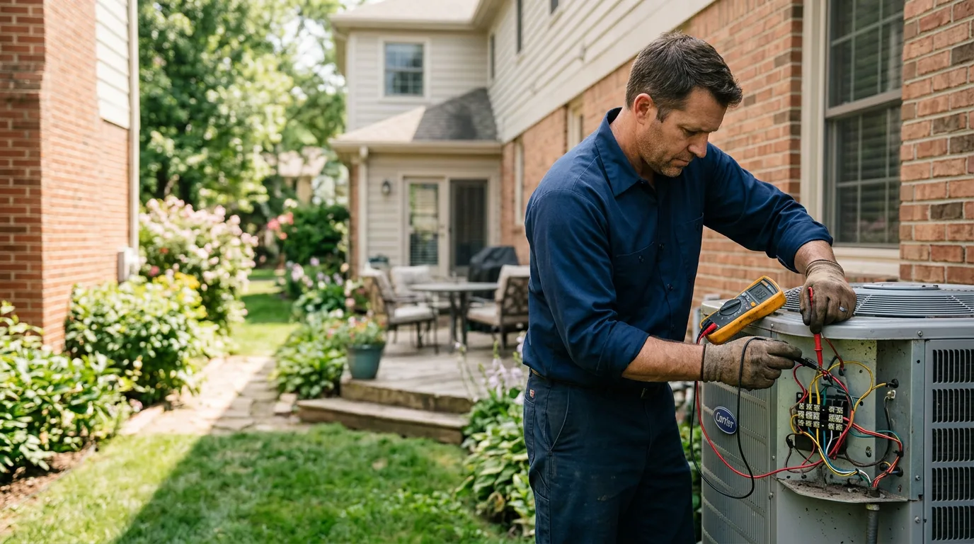 HVAC technician working near Wilmington, CA